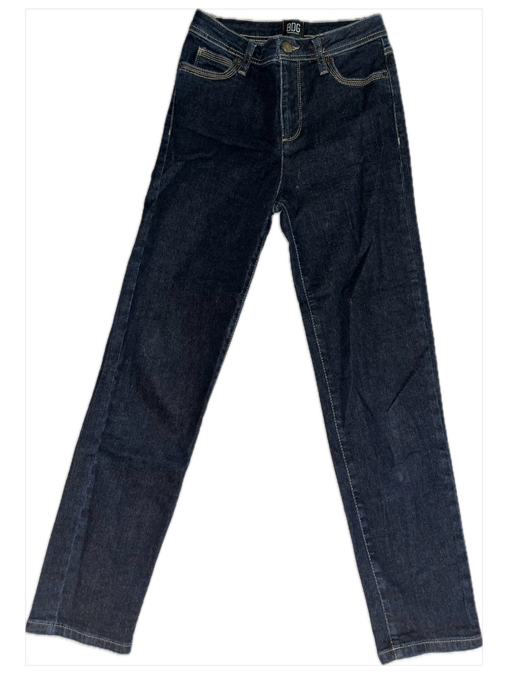 BDG Women’s Dark Blue Straight Jeans